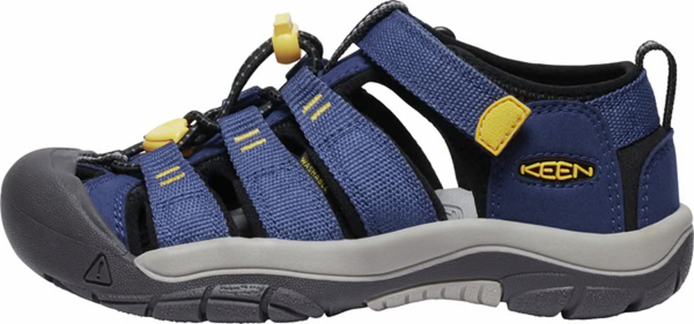 Keen Boys Newport H2 Navy Waterproof Hiking Sandals Shoes Size US 4 EU 36